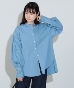 【TIME SALE商品】BEAMS HEART / 女裝 圓領 打褶袖 襯衫