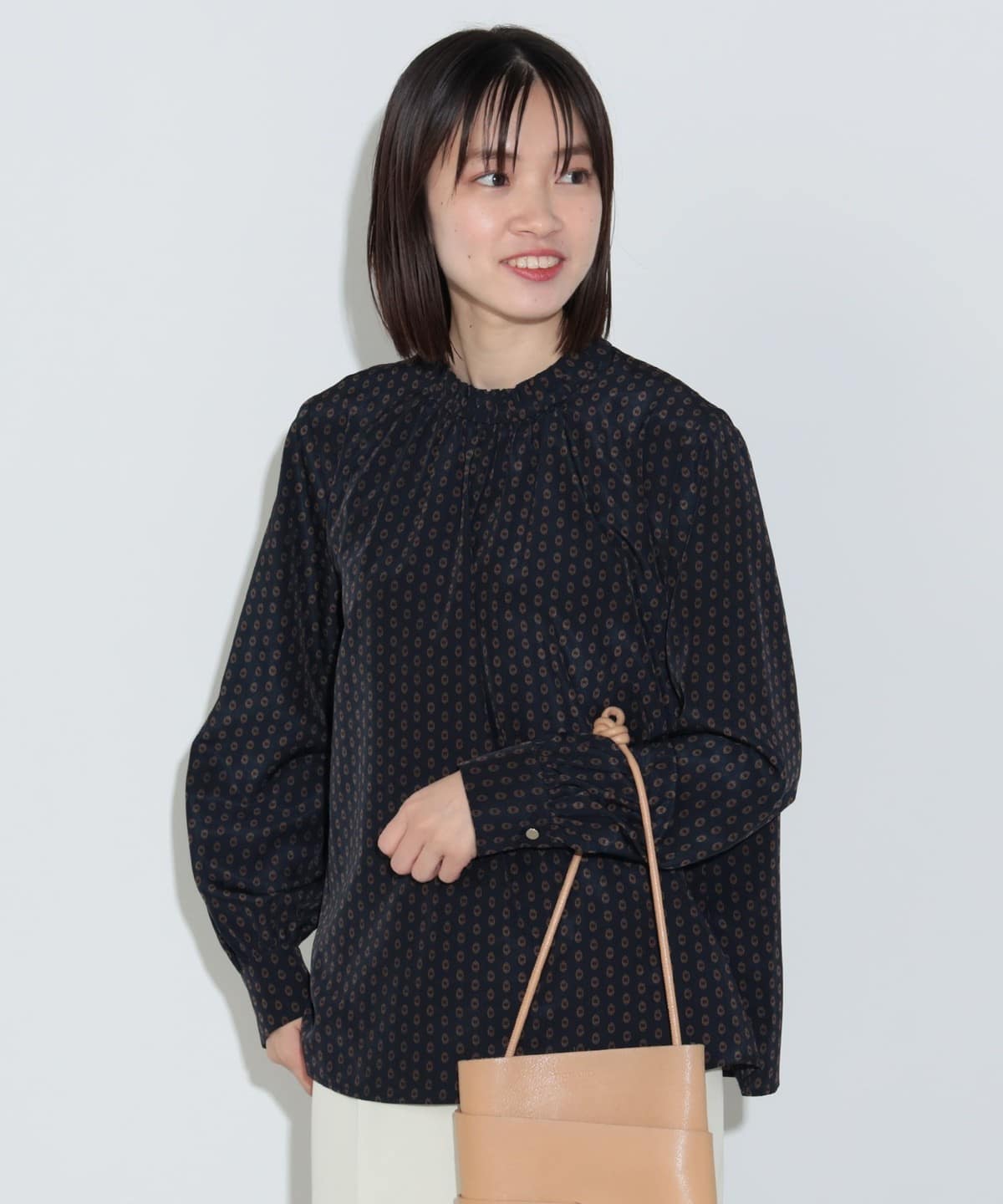 プロヴァンス柄 ブラウス シャツ・ブラウス WOMEN NAVY ONE SIZE プロヴァンス柄 ブラウス シャツ・ブラウス WOMEN NAVY ONE SIZE