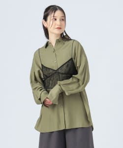 【+15%ポイントUP】ビスチェ × ロングスリーブシャツ（セットアイテム）