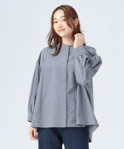 後ろ タック フレア シャツ