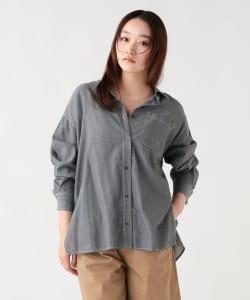 【+10%ポイントUP】シアーデニム オーバーシャツ