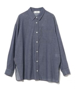 【+10%ポイントUP】シアーデニム オーバーシャツ