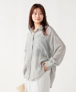 ボイル シャンブレー シャツ