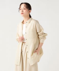 ダブル ストライプ オーバー シャツ