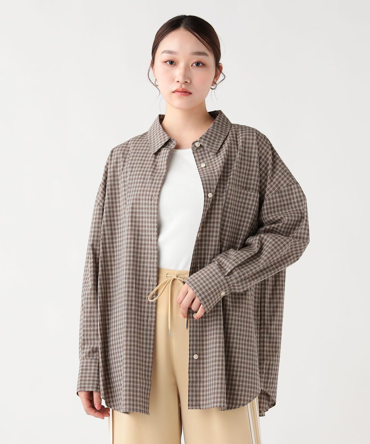 ♡ ページ BEAMS HEART（ビームス ハート）チェック オーバー シャツ（シャツ