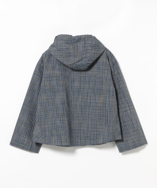 Checked Hoodie Shirt
