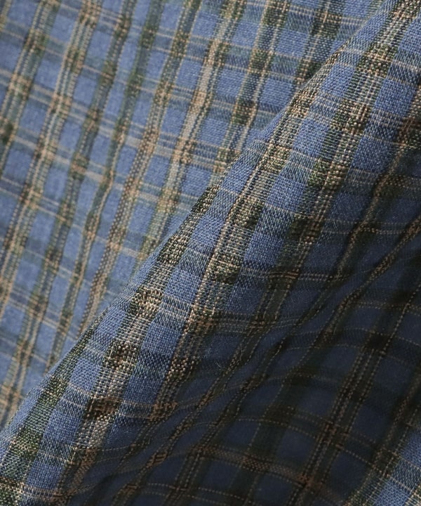 Checked Hoodie Shirt