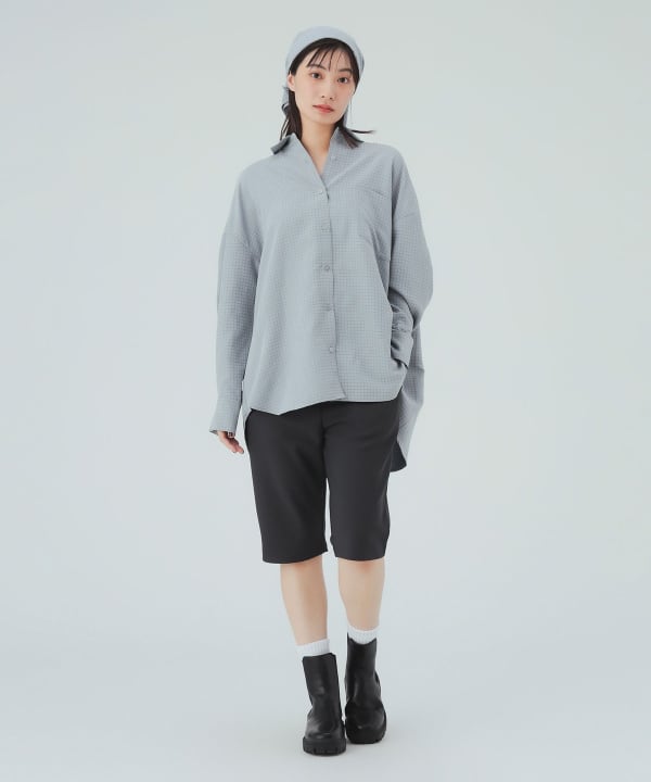 スカーフ付き チェックシャツ [H：168cm]