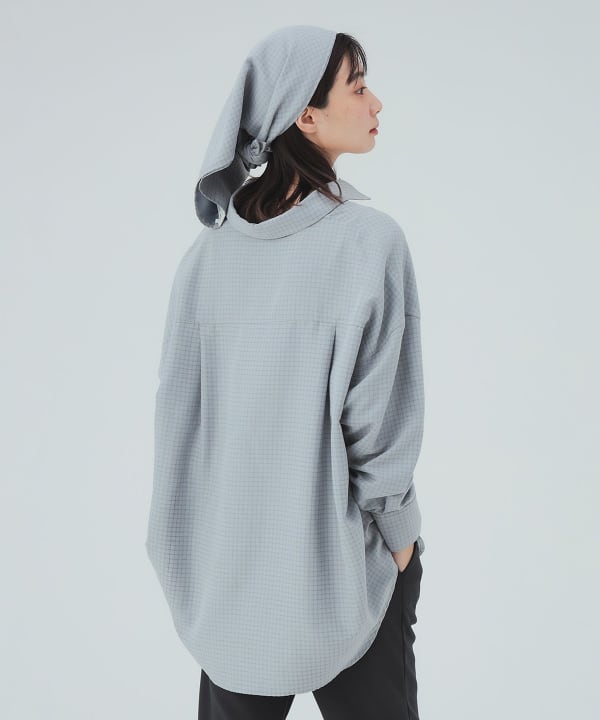 スカーフ付き チェックシャツ [H：168cm]