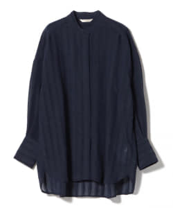 BEAMS HEART / ストライプ チュニック ブラウス