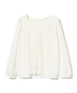 BEAMS HEART / チュールレース ブラウス