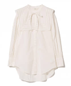 BEAMS HEART / 2WAY レースカラー ブラウス