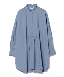 BEAMS HEART / ネックフリル ハシゴ チュニック