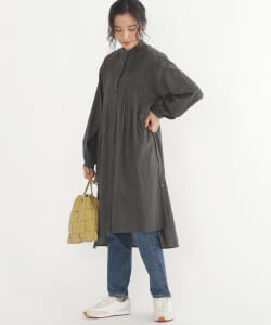 BEAMS HEART / サイドスリット ロングシャツ