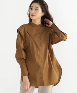 BEAMS HEART / Vヨーク タックブラウス