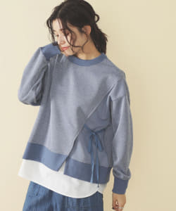 BEAMS HEART / ヘリンボーン裏毛 プルオーバー