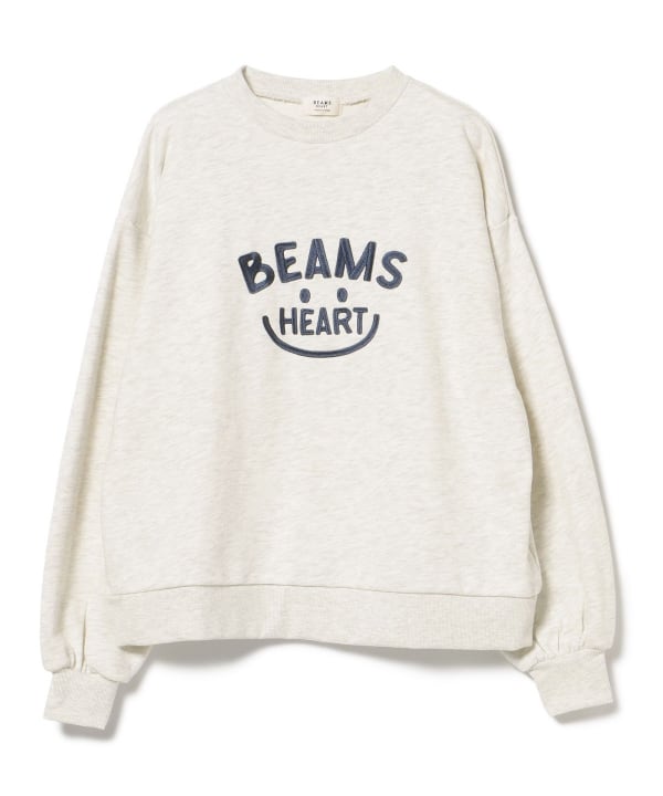 BEAMS HEART BEAMS HEART Embroidered Crew Sweatshirt (Tops