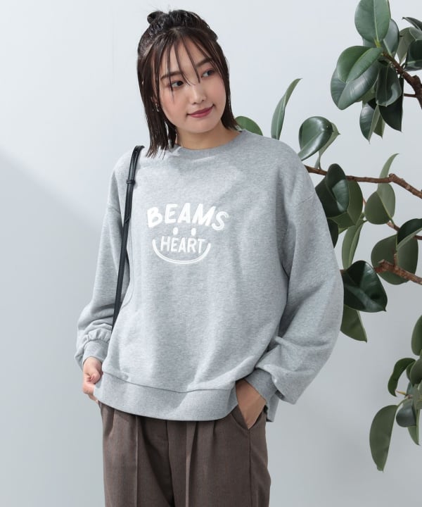BEAMS mini｜【4/3新規値下げ】スマイル 刺繍 スウェット 24AW