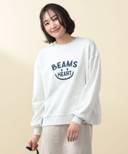 BEAMS HEART / 女裝 SMILE 刺繡 毛圈布 衛衣