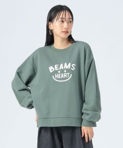 スマイル刺繍 クルースウェット