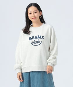 スマイル刺繍 クルースウェット