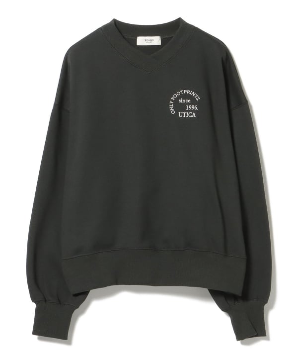 ゲーミングVネックスウェットロングTシャツ ユニセックス ロゴ