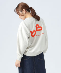 B-HEARTロゴ サガラ刺繍 スウェット