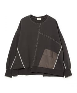 パッチワーク 切り替え プルオーバー