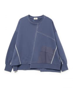 パッチワーク 切り替え プルオーバー