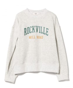 ネップ 裏毛 ロゴ プルオーバー