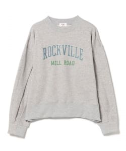 ネップ 裏毛 ロゴ プルオーバー