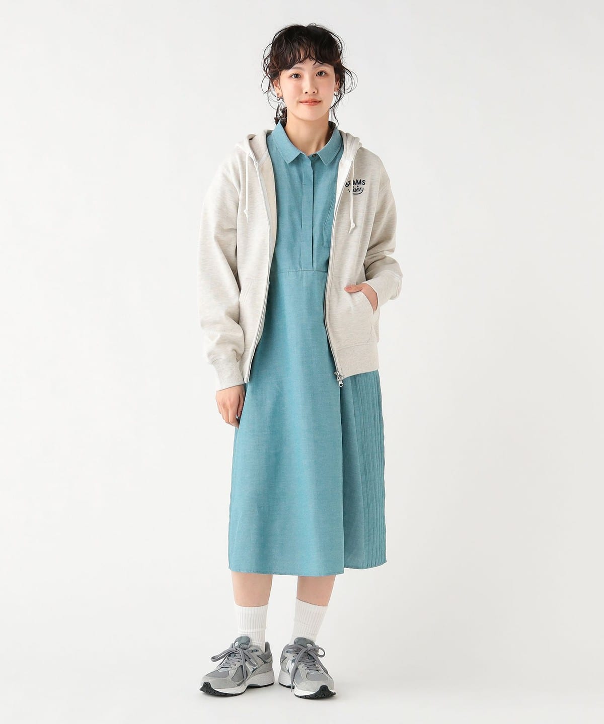 BEAMS GOLF グレー フルジップパーカー Sサイズ BEAMS GOLF】フリースセットアップで快適ラウンド｜ビームス ゴルフ