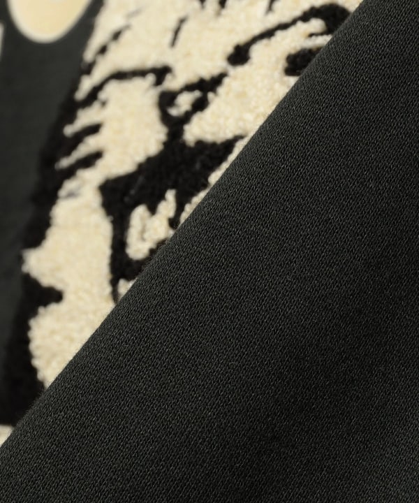 【10%OFFクーポン対象】ネコ 刺繍 スウェット