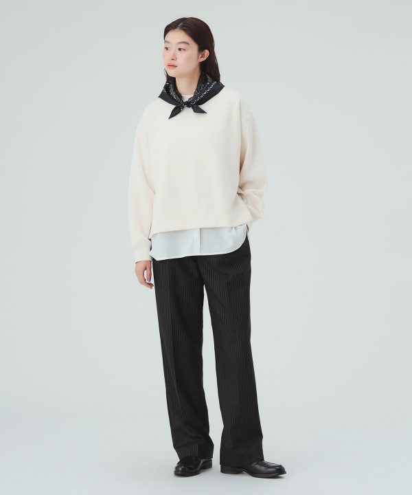 裏起毛 コンビ プルオーバー [H：171cm]