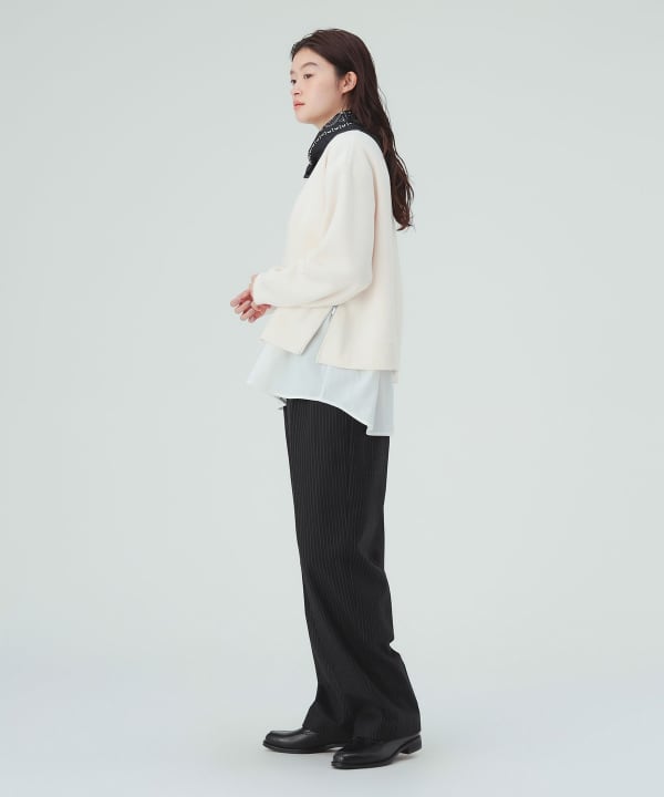 裏起毛 コンビ プルオーバー [H：171cm]