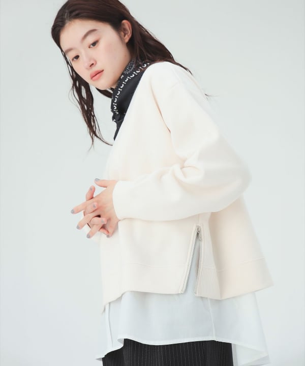 裏起毛 コンビ プルオーバー [H：171cm]