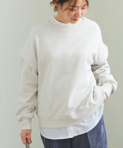 BEAMS HEART / 2WAYスリーブ スウェット
