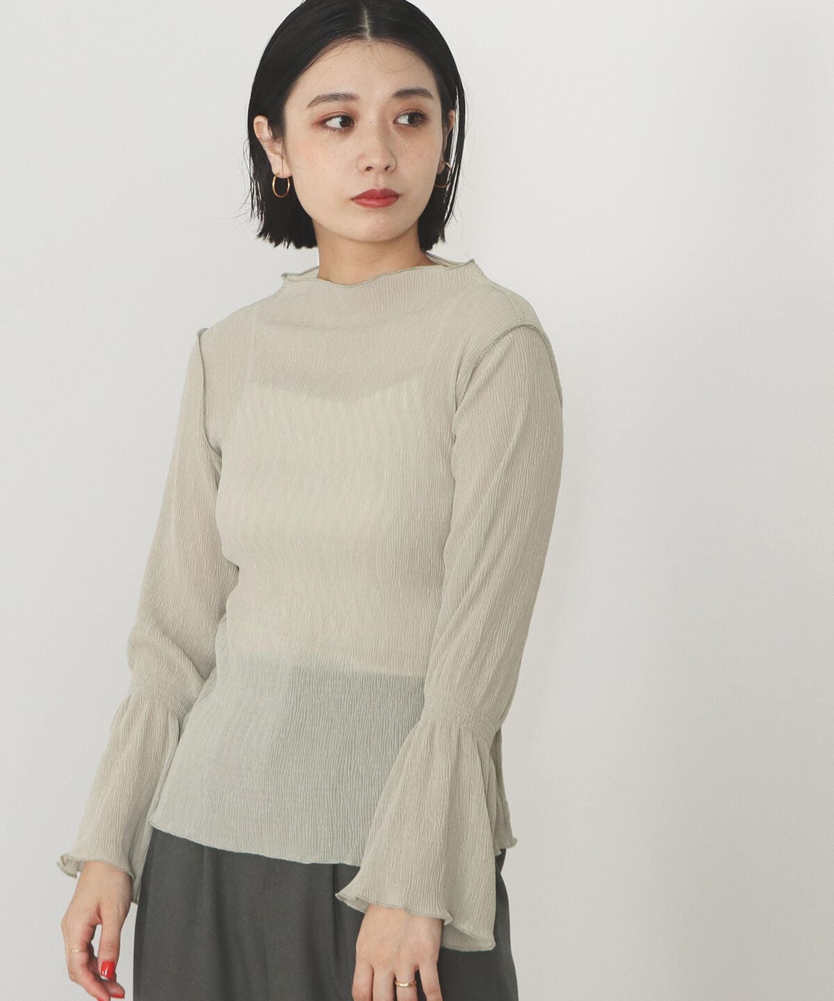 BEAMS HEART（ビームス ハート）ワッシャーメロー プルオーバー  