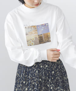 BEAMS HEART / フォトプリント ロングスリーブTシャツ
