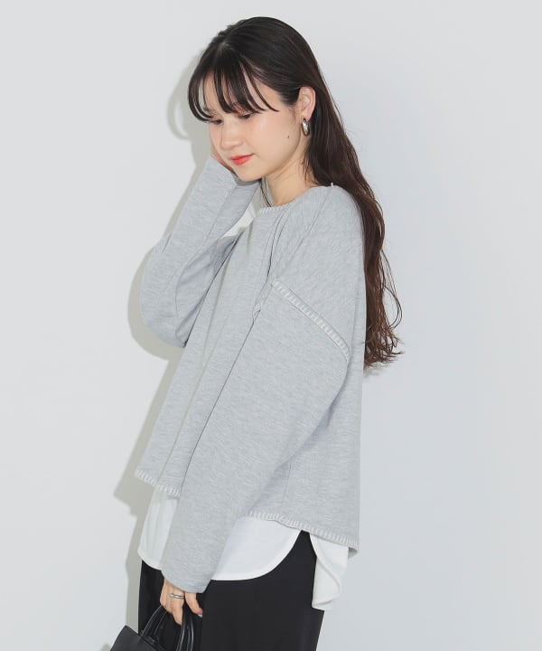 BEAMS HEART（ビームス ハート）刺繍プルオーバー タンクトップ