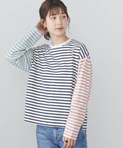 BEAMS HEART / ユルボーダー Tシャツ