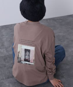 ウィンドウプリント Tシャツ