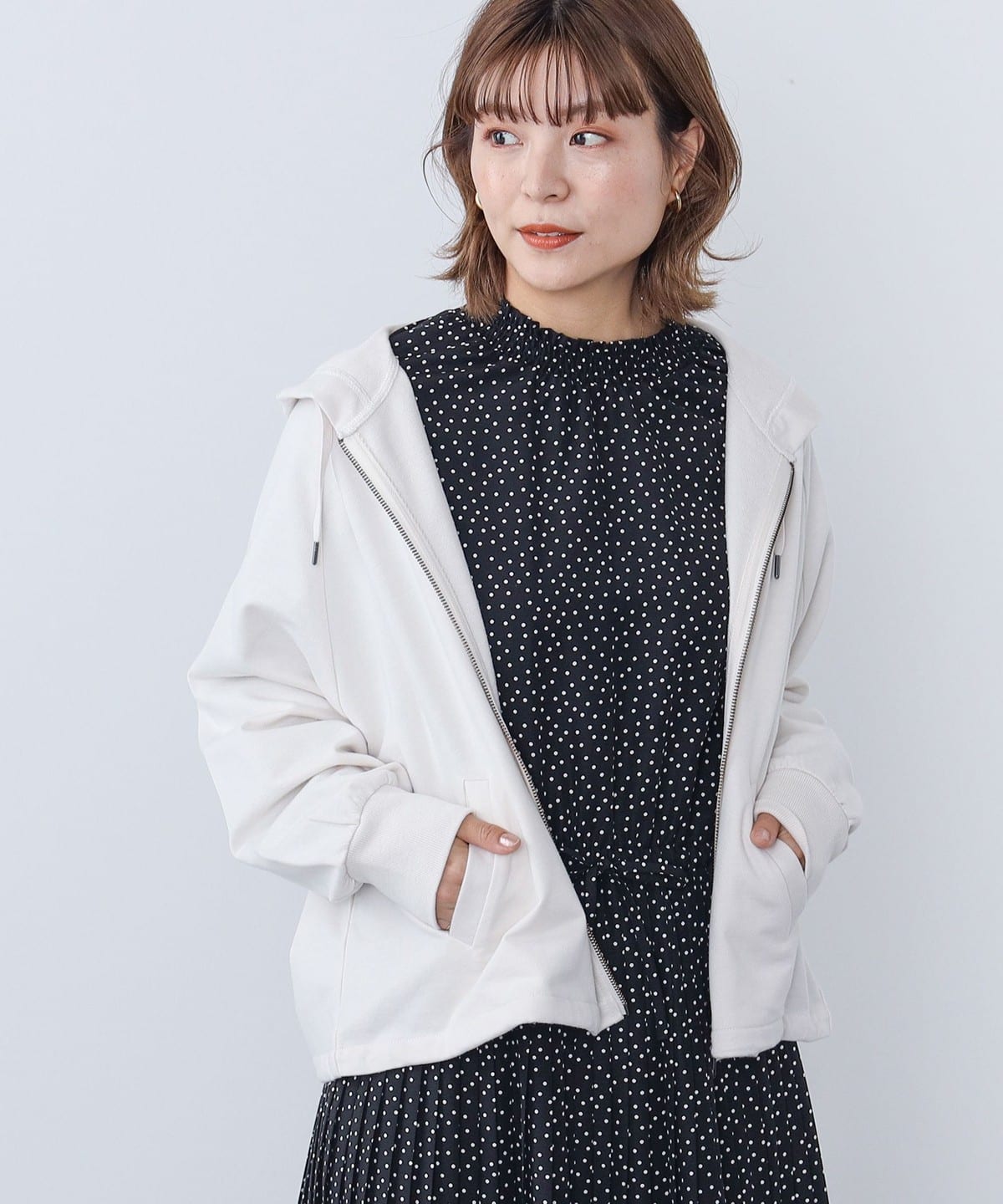 BEAMS HEART ビームス ハート / ドルマン パーカー トップス WOMEN IVORY ONE SIZE BEAMS HEART ビームス ハート / ドルマン パーカー トップス WOMEN IVORY ONE SIZE
