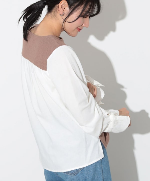 BEAMS HEART / レースベスト プルオーバー セット（Tシャツ