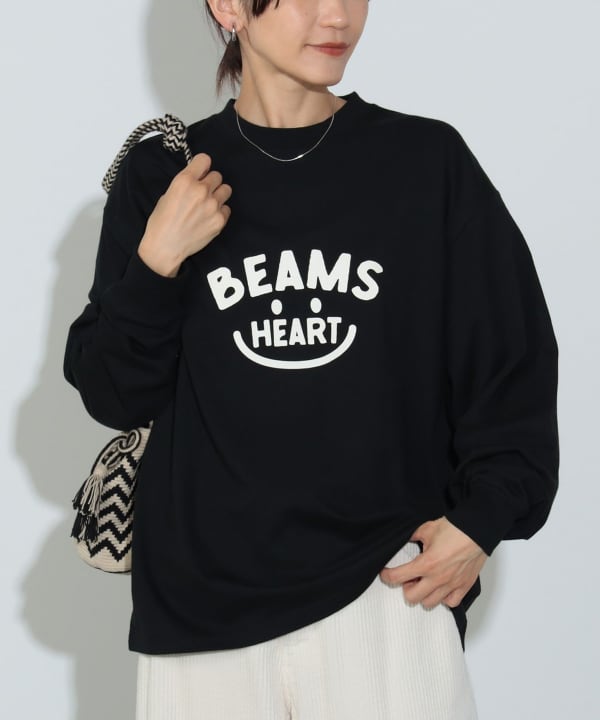 BEAMS HEART（ビームス ハート）総刺繍 タック フレアスカート