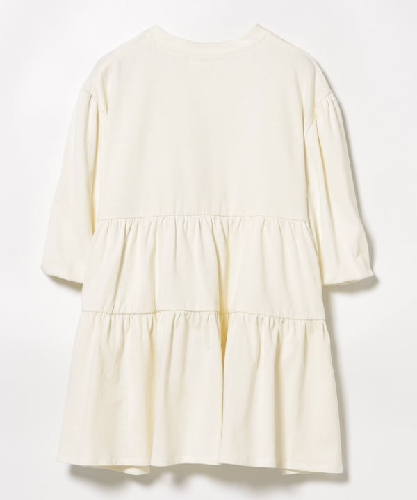 BEAMS HEART トレーナー スウェット ラメ 裏毛 バルーン袖 プル