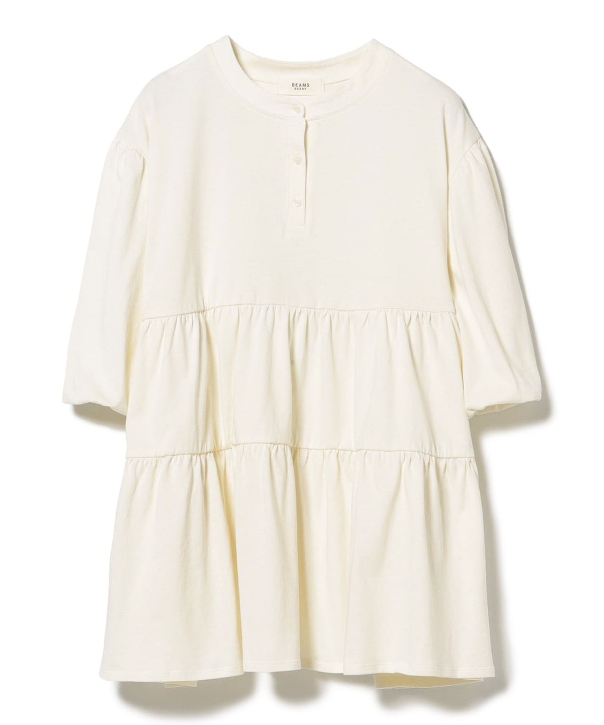 バルーン袖 ティアード プルオーバー Tシャツ・カットソー WOMEN OFF WHITE ONE SIZE バルーン袖 ティアード プルオーバー Tシャツ・カットソー WOMEN OFF WHITE ONE SIZE