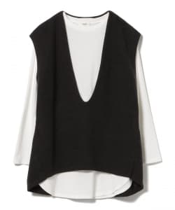 Uネックベスト × ロングスリーブTシャツ （セットアイテム）