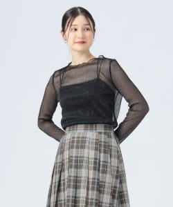 【+15%ポイントUP】シャイニー シアー プルオーバー