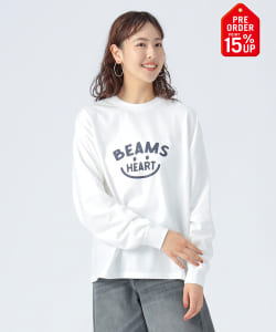【+15%ポイントUP】スマイル ロゴ ロング スリーブ Tシャツ（M～L）